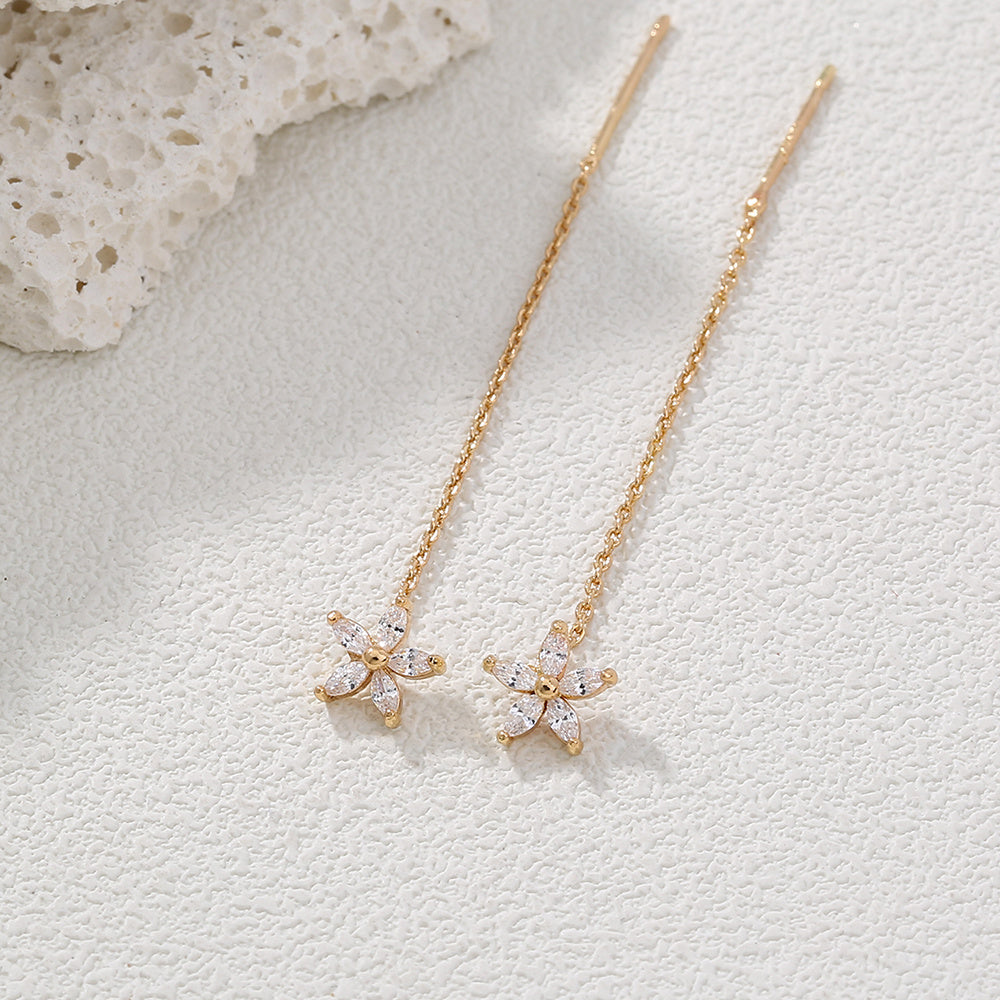 עגיל פרח-cherie blosoom