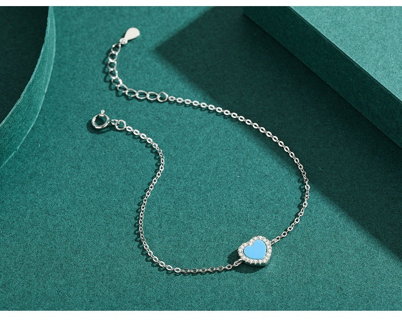 צמיד לב כסף 925-Mitsuru